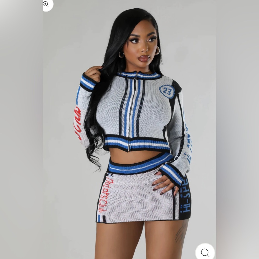 Two woman’s skirt set